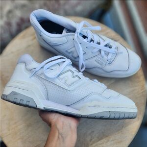 New Balance 550 sneakers white grey men's shoes size 13